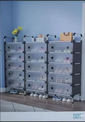 7layer , 3roll Shoe Rack With Cover