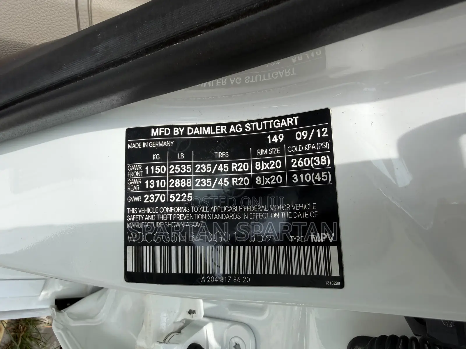 Mercedes-Benz GLK-Class 2013 White