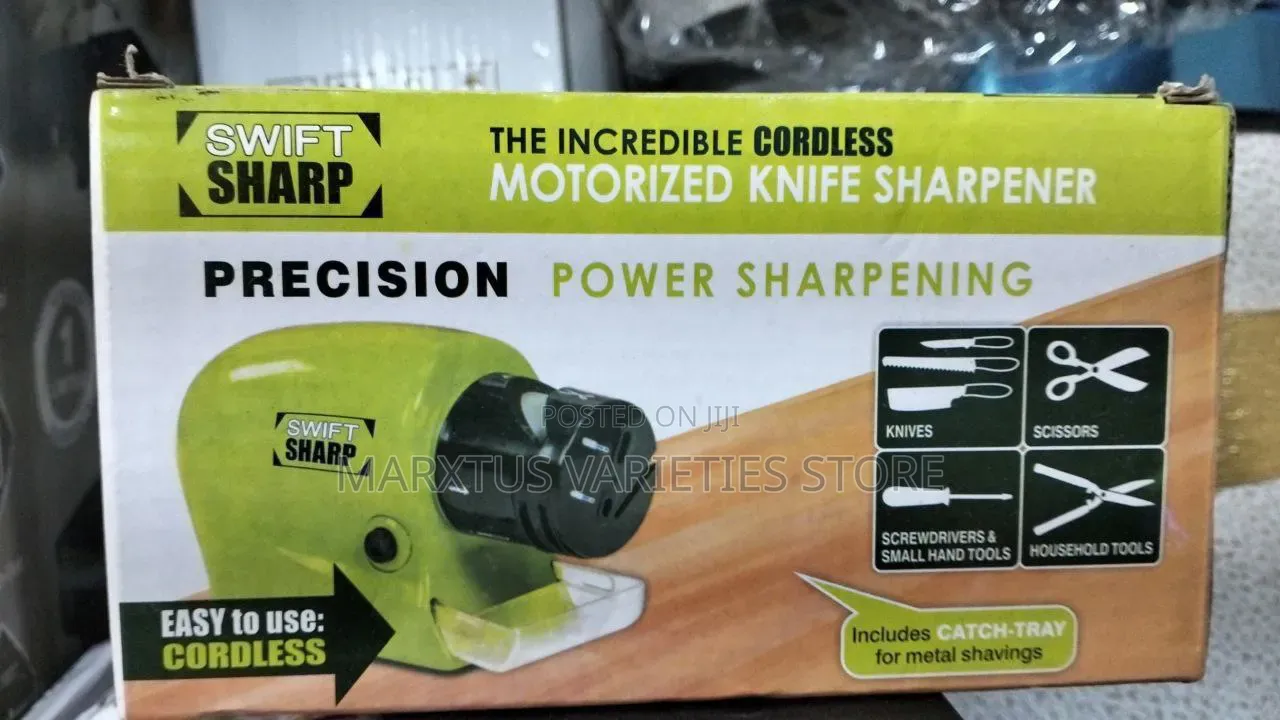 The Incredible Cordless Motorized Knife Sharpener