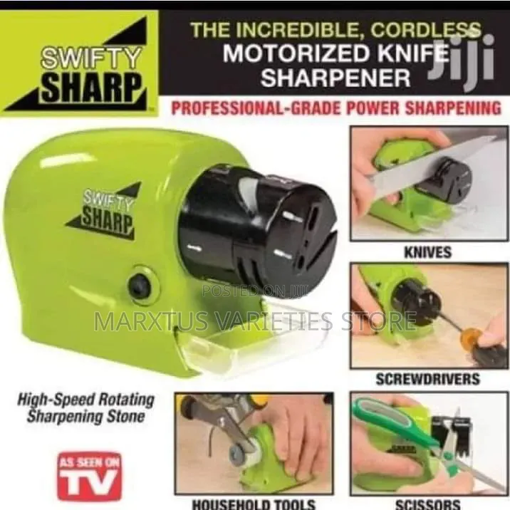 The Incredible Cordless Motorized Knife Sharpener