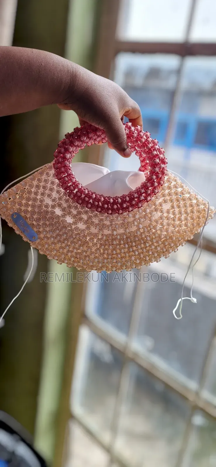 Handmade Beaded Bag