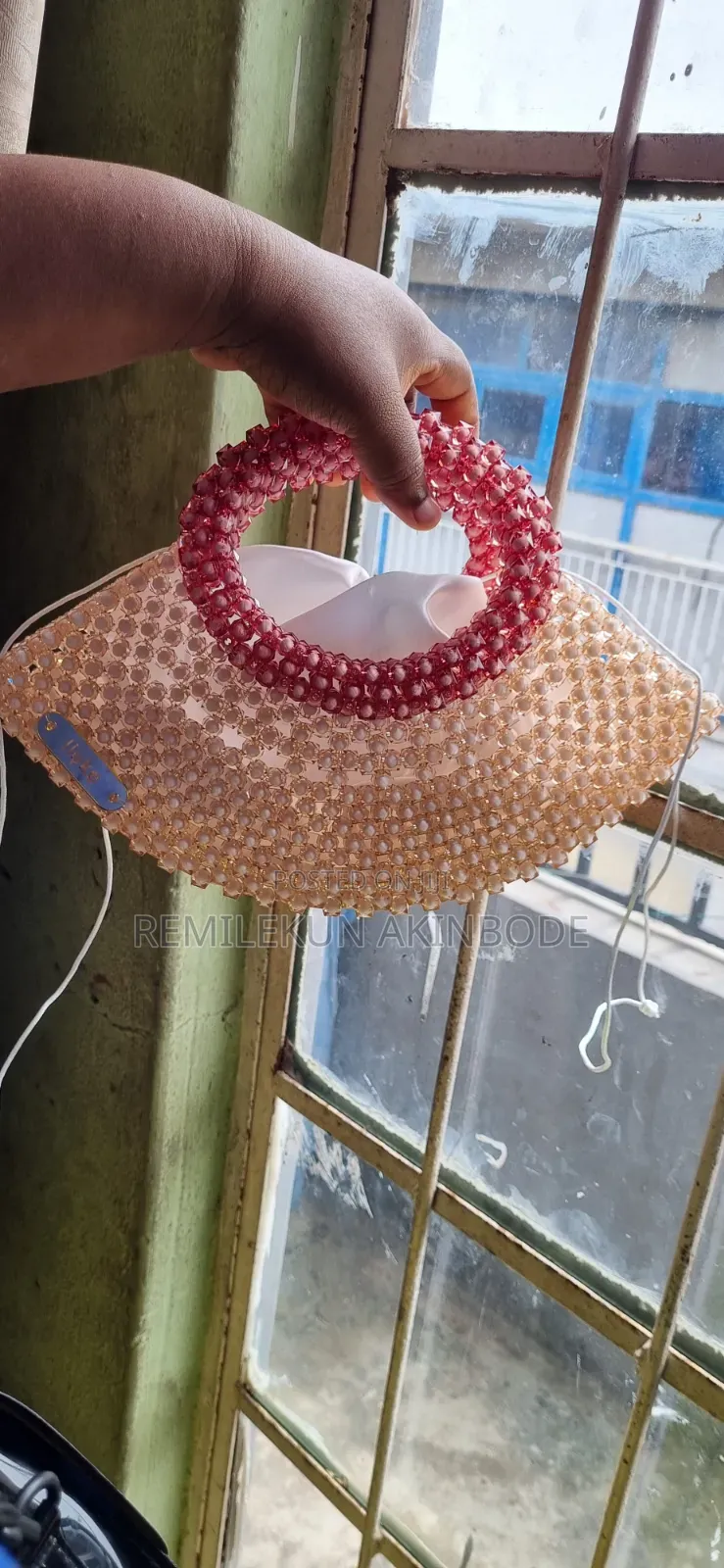 Handmade Beaded Bag