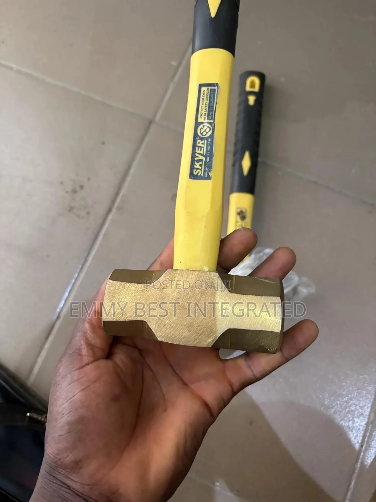 2kg Brass Sledge Hammer Heads.