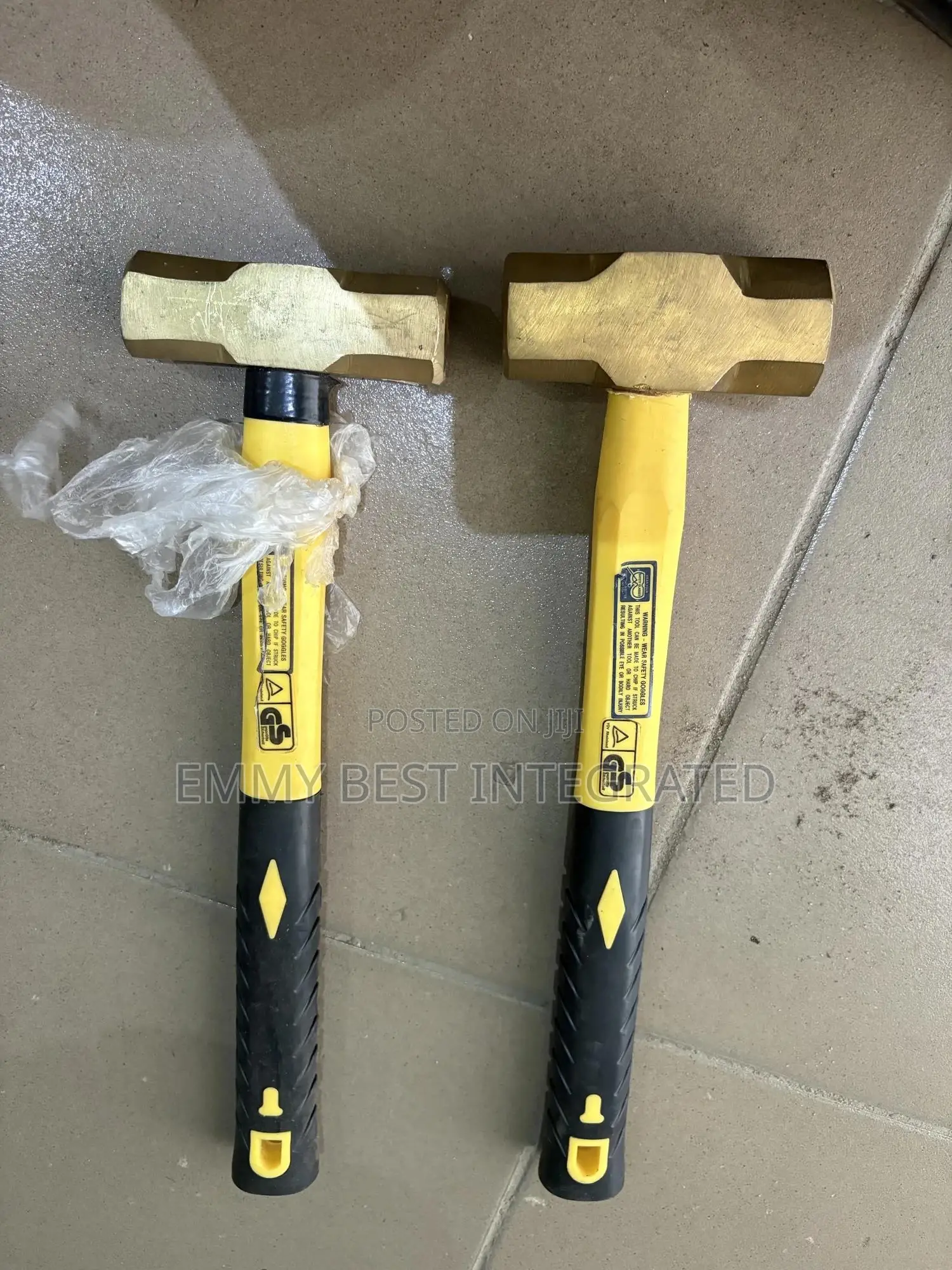 2kg Brass Sledge Hammer Heads.