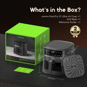 Oraimo Nutrifry S1 Ultra Air Fryer 1500w 6l 2 Hour Power Outage Memory