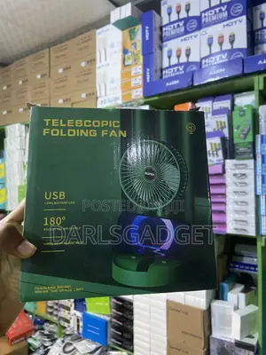 Portable Telescopic Folding Rechargeable Desktop Fan Usb Cool
