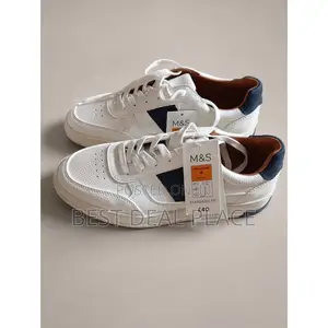 Mark And Spencer Lace Up Retro Court Unisex Trainers Uk Orginals