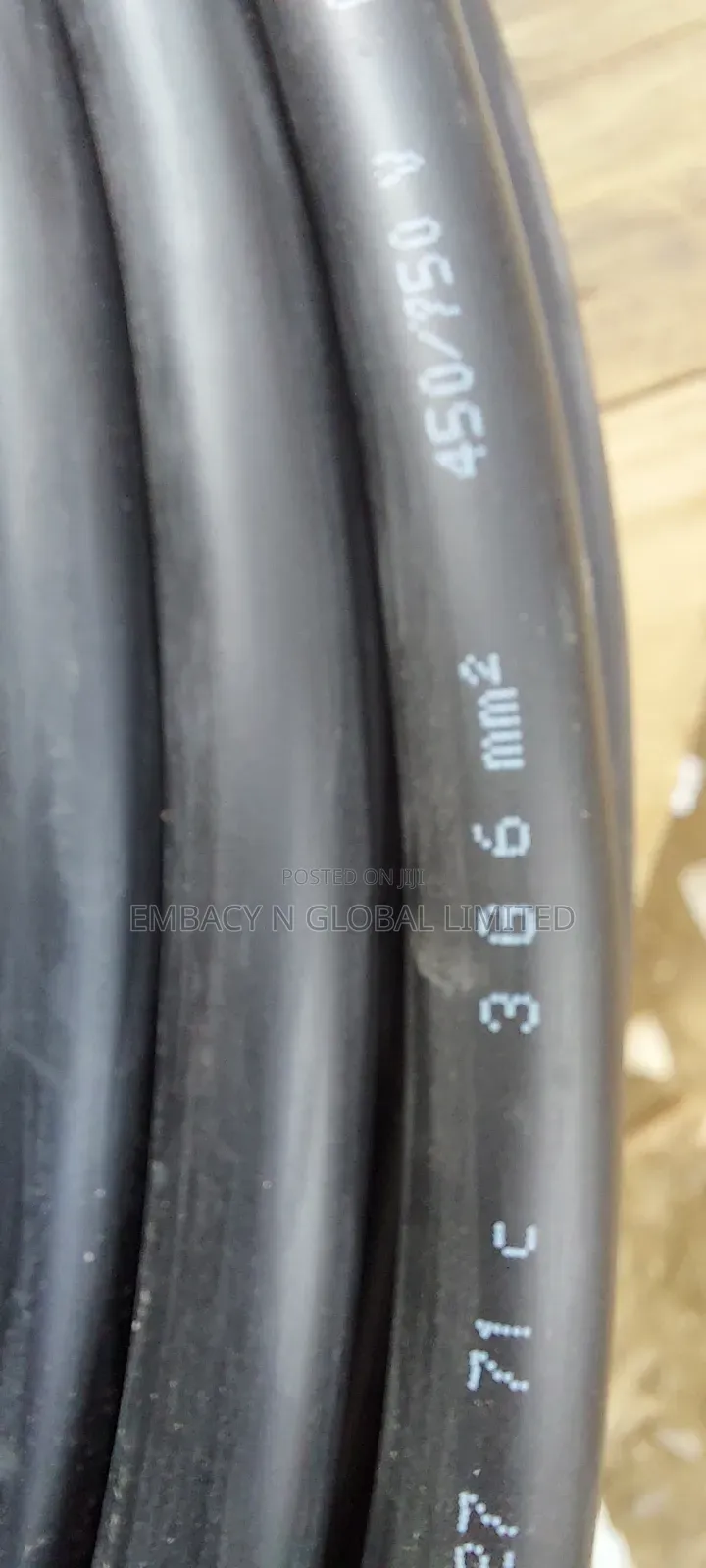 6mm 3core Flexible Cable Pure Copper