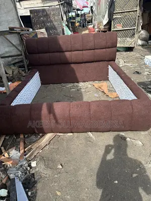6by6 Fully Foamed Brown Bedframe