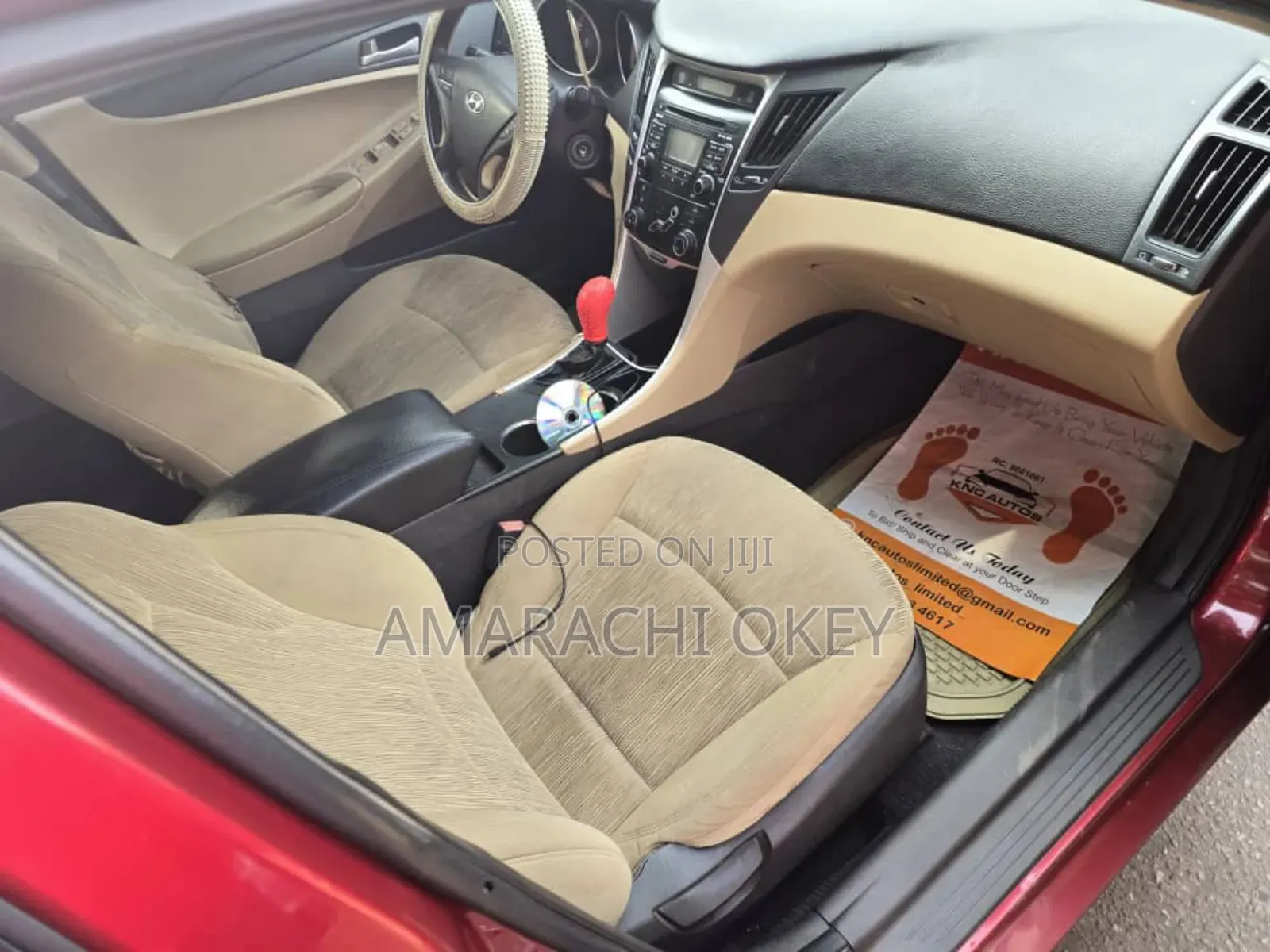 Hyundai Sonata 2013 Red