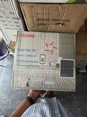 Chi Divine 16’’ 12000mah Solar Fan