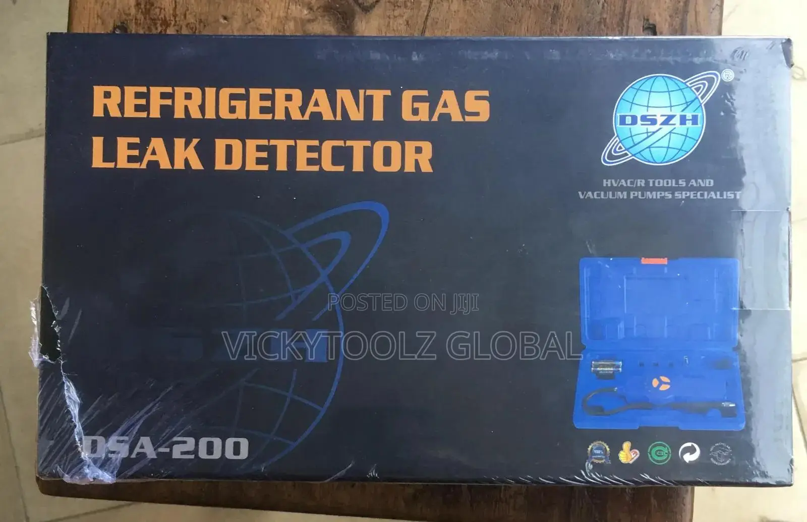 Refrigerant Handheld Halogen Gas Leak Detector Dsa-200
