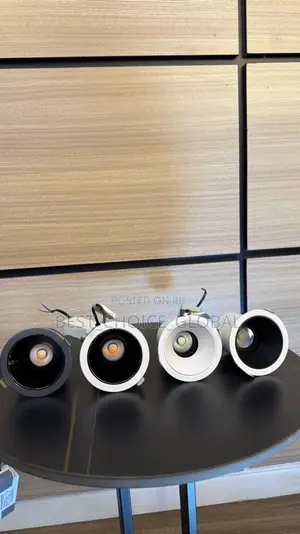 12watt Single Spotlight Wh+ Matte Bk 75mm