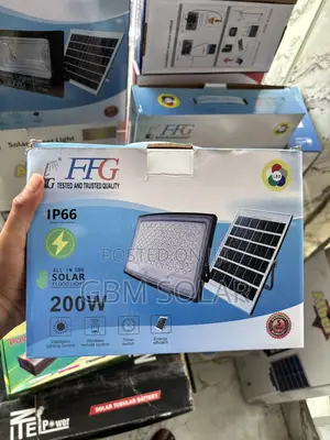The FFG 200w Solar Flood Light