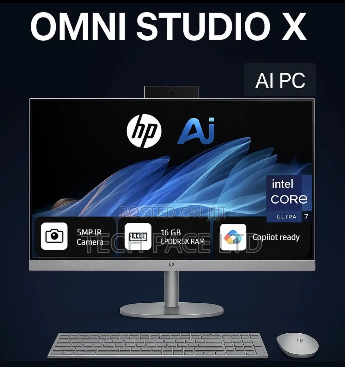 New Desktop Computer HP 16GB Intel Core Ultra 7 SSD 1T