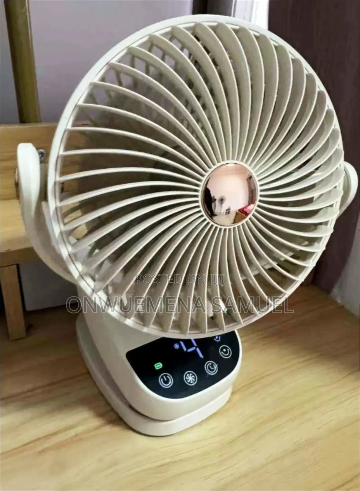 Usb Rechargeable Automatic Rotating Fan