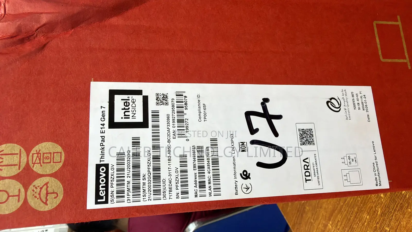 New Laptop Lenovo ThinkPad E14 Gen 6 32GB Intel Core Ultra 7 SSD 512GB