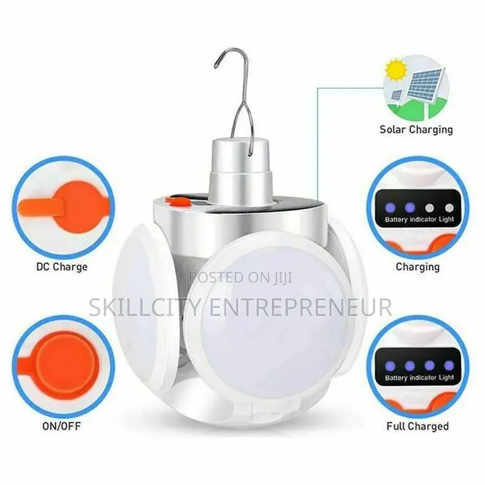 Collapsible Rechargeable Solar Lantern