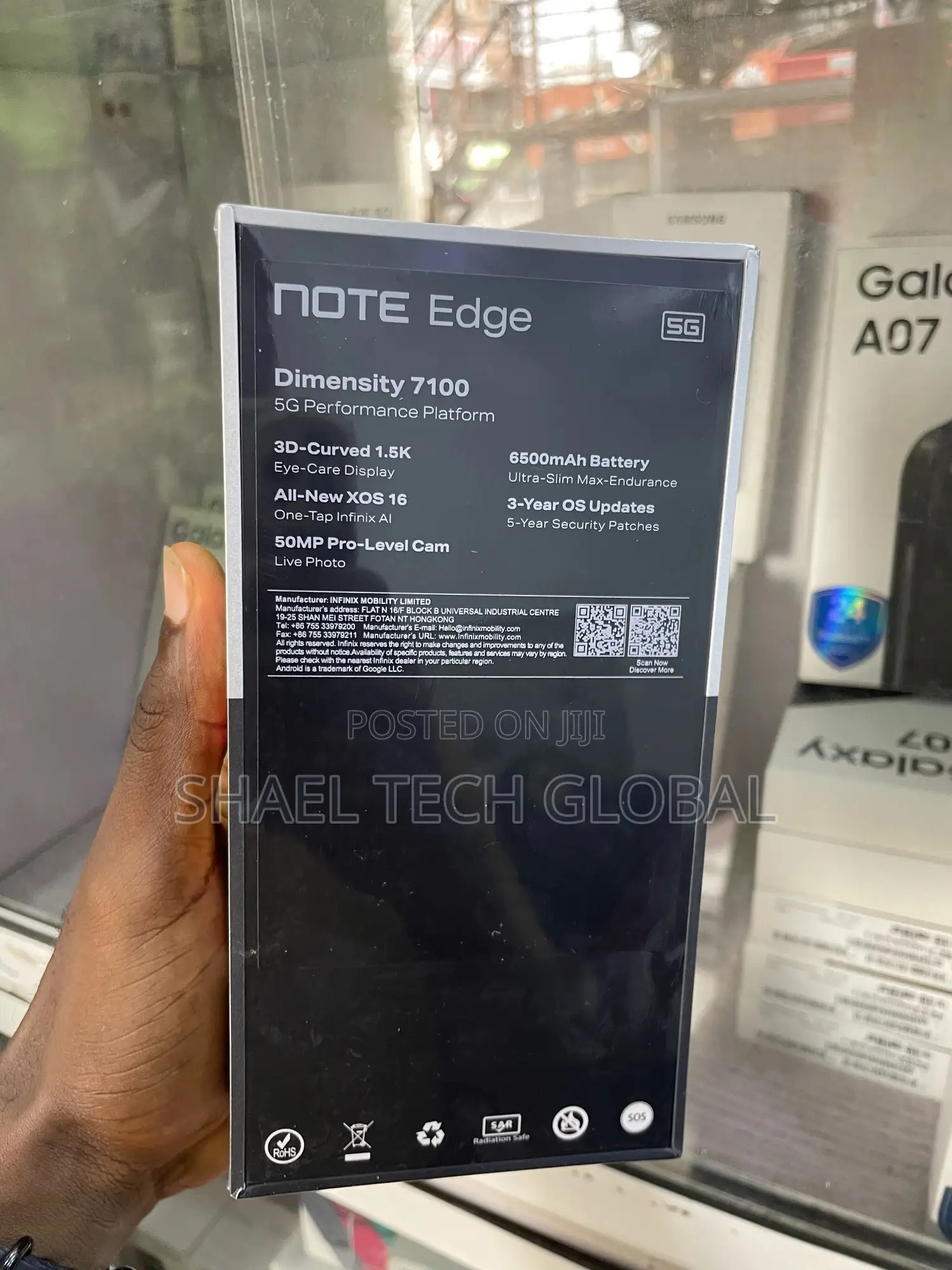 New Infinix Note Edge 128 GB
