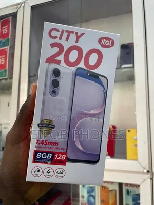 New Itel City 200 128 GB Black