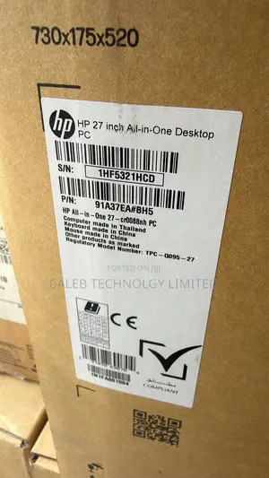 New Desktop Computer HP AiO 27 16GB Intel Core i7 SSD 1T