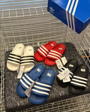 Adidas Adilette Slides Featuring White Stripes in Any Colours