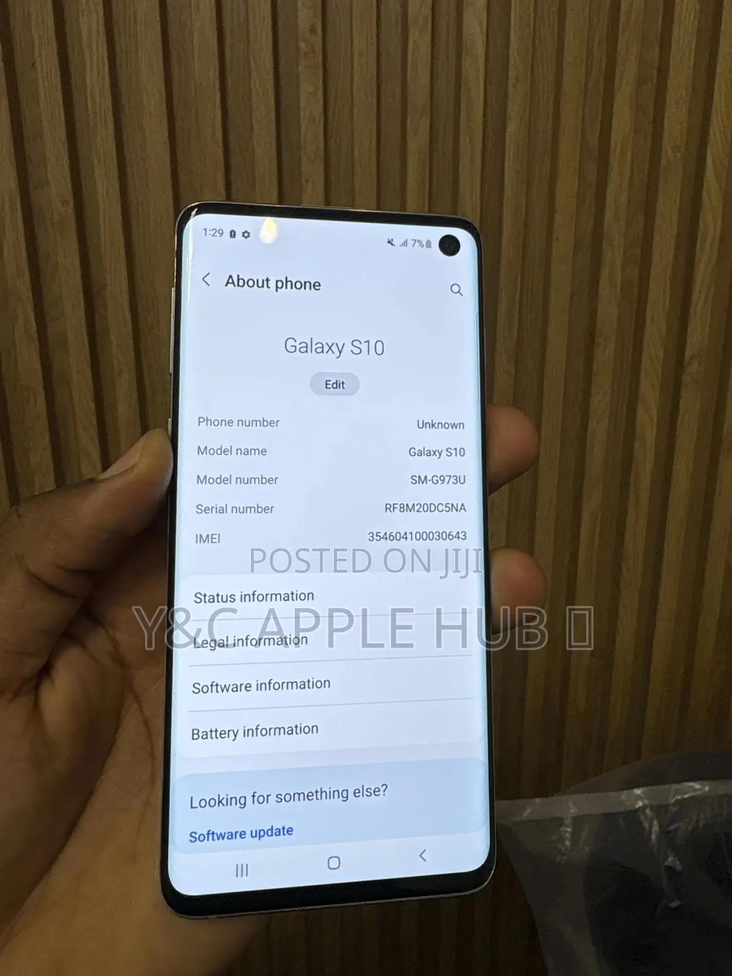 Samsung Galaxy S10 128 GB White