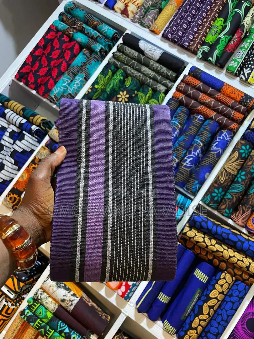 Colourful Stripe Aso Oke
