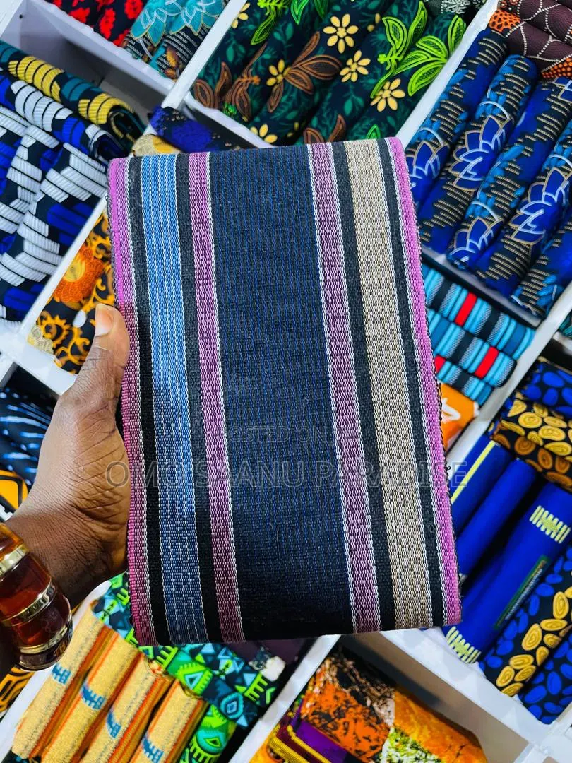 Colourful Stripe Aso Oke