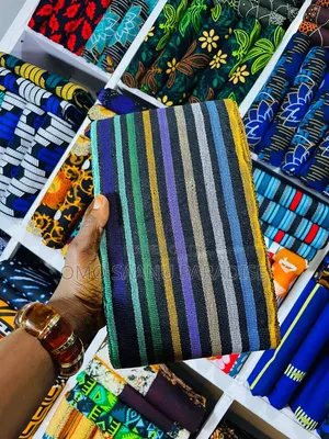 Colourful Stripe Aso Oke