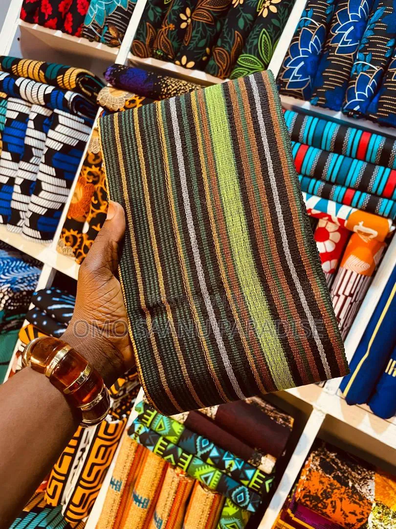 Colourful Stripe Aso Oke