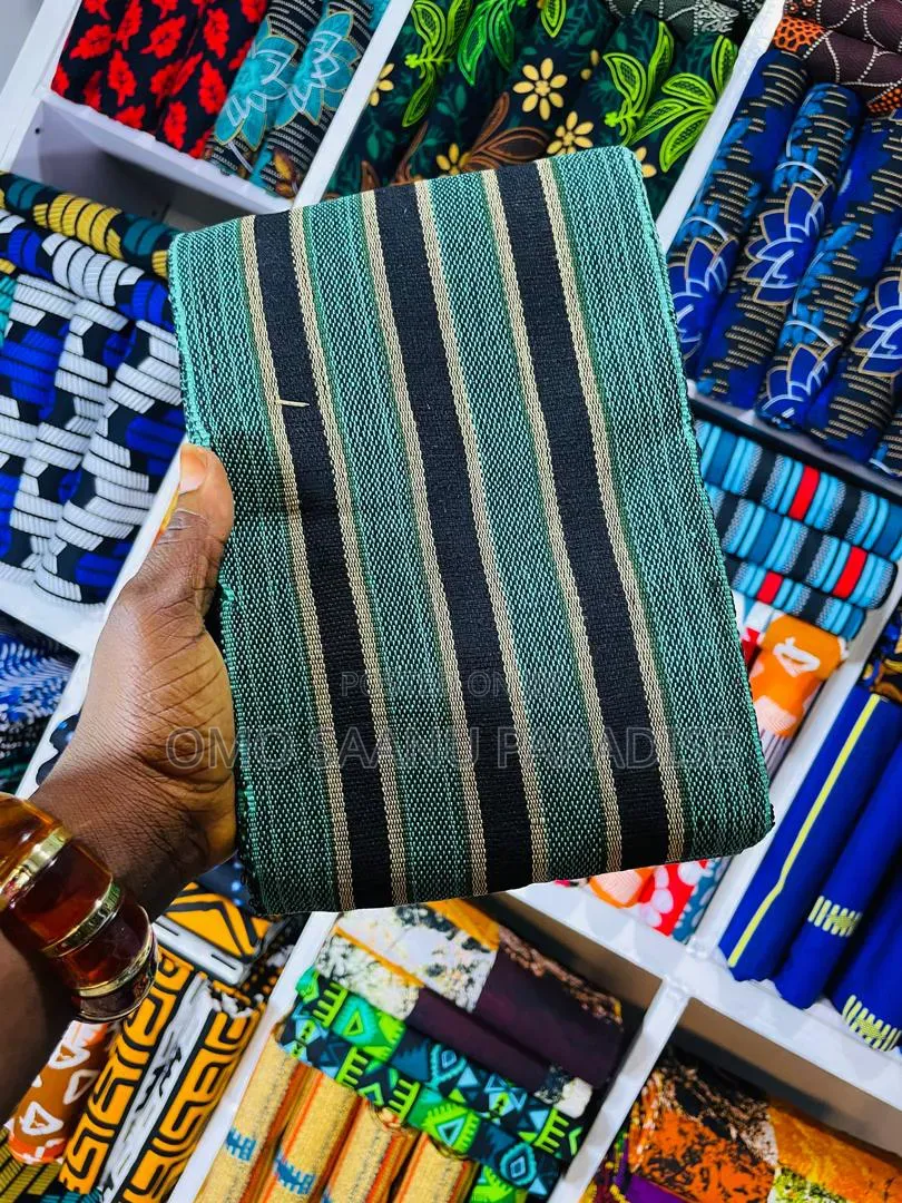 Colourful Stripe Aso Oke