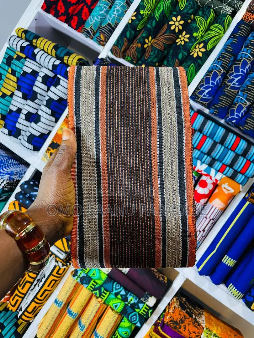 Colourful Stripe Aso Oke