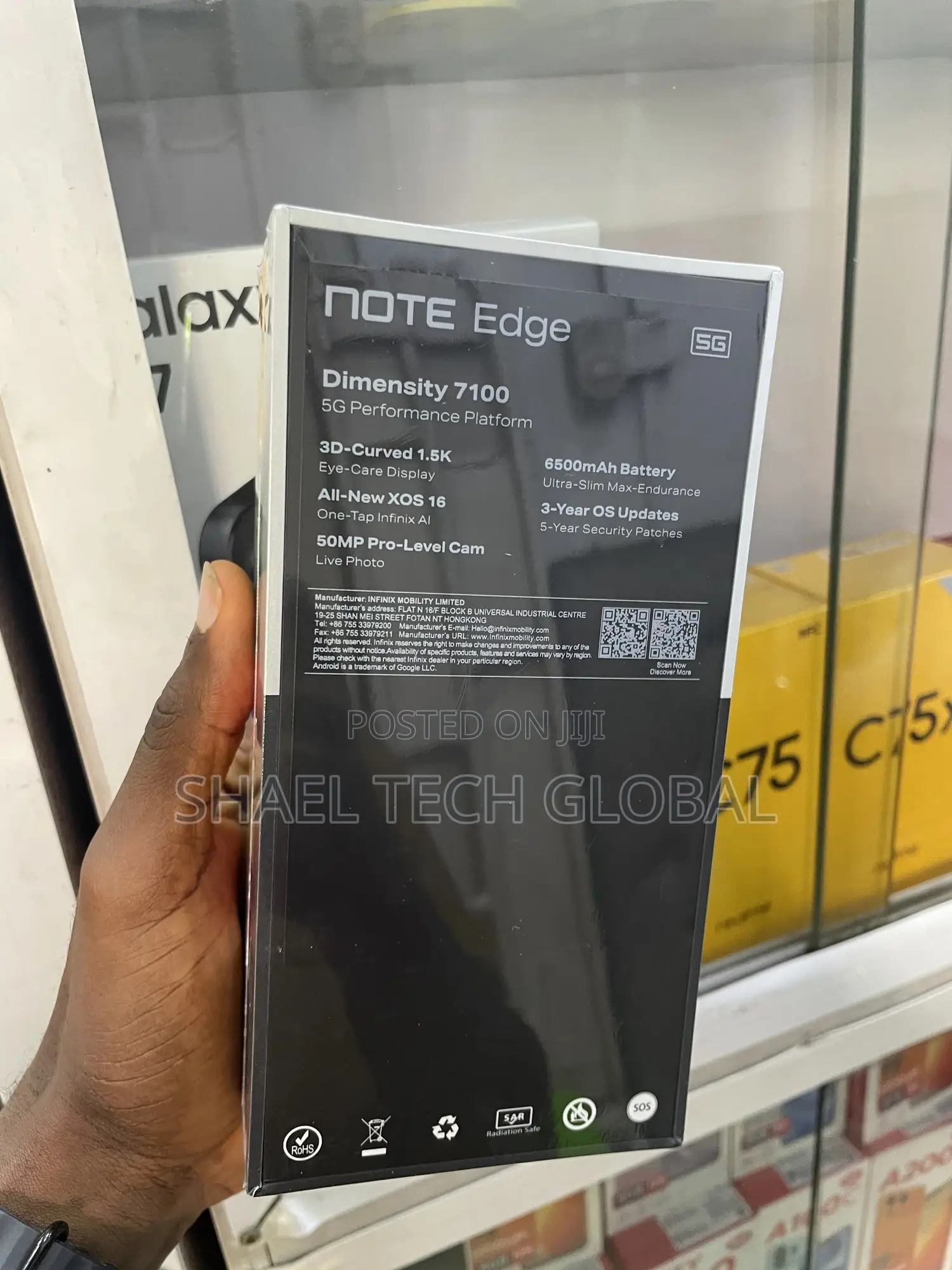New Infinix Note Edge 128 GB