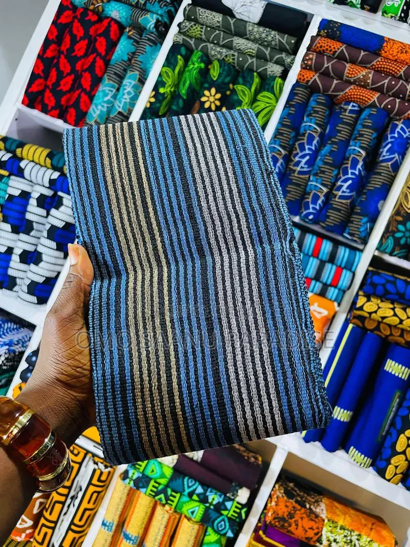 Colourful Stripe Aso Oke