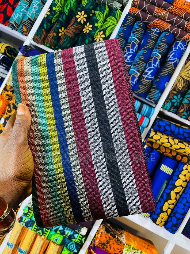Colourful Stripe Aso Oke