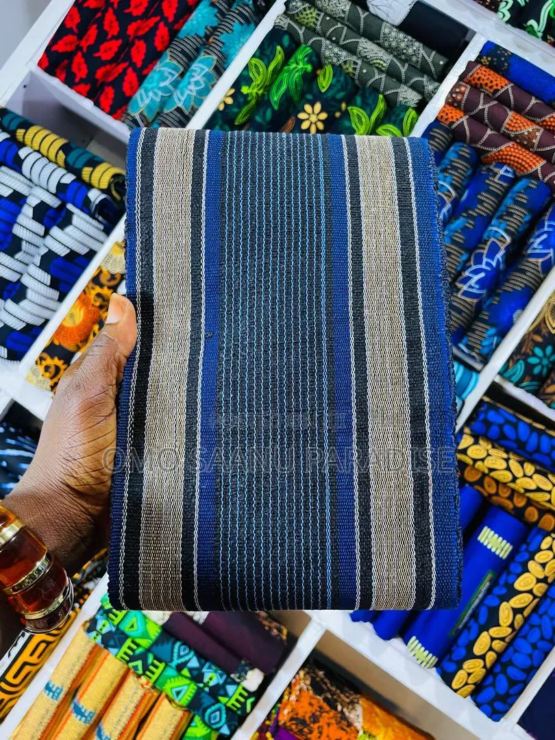Colourful Stripe Aso Oke