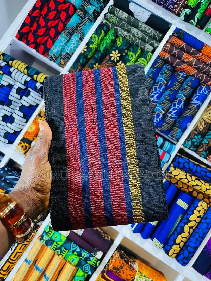Colourful Stripe Aso Oke