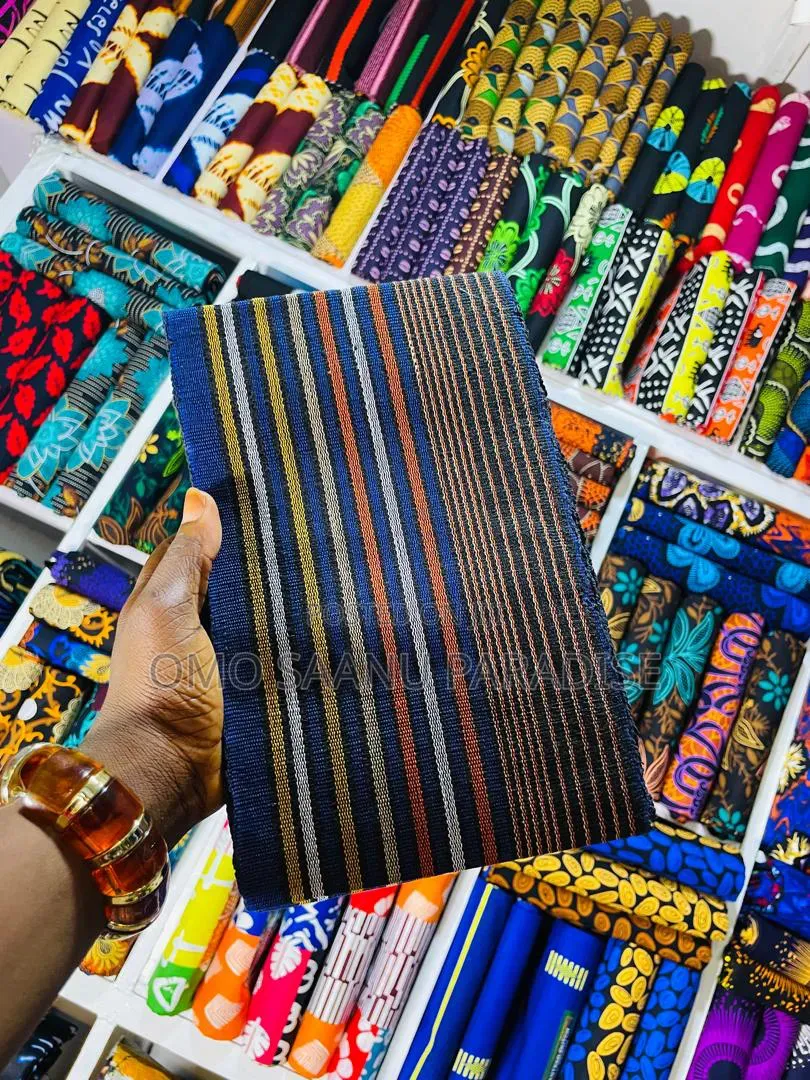 Colourful Stripe Aso Oke