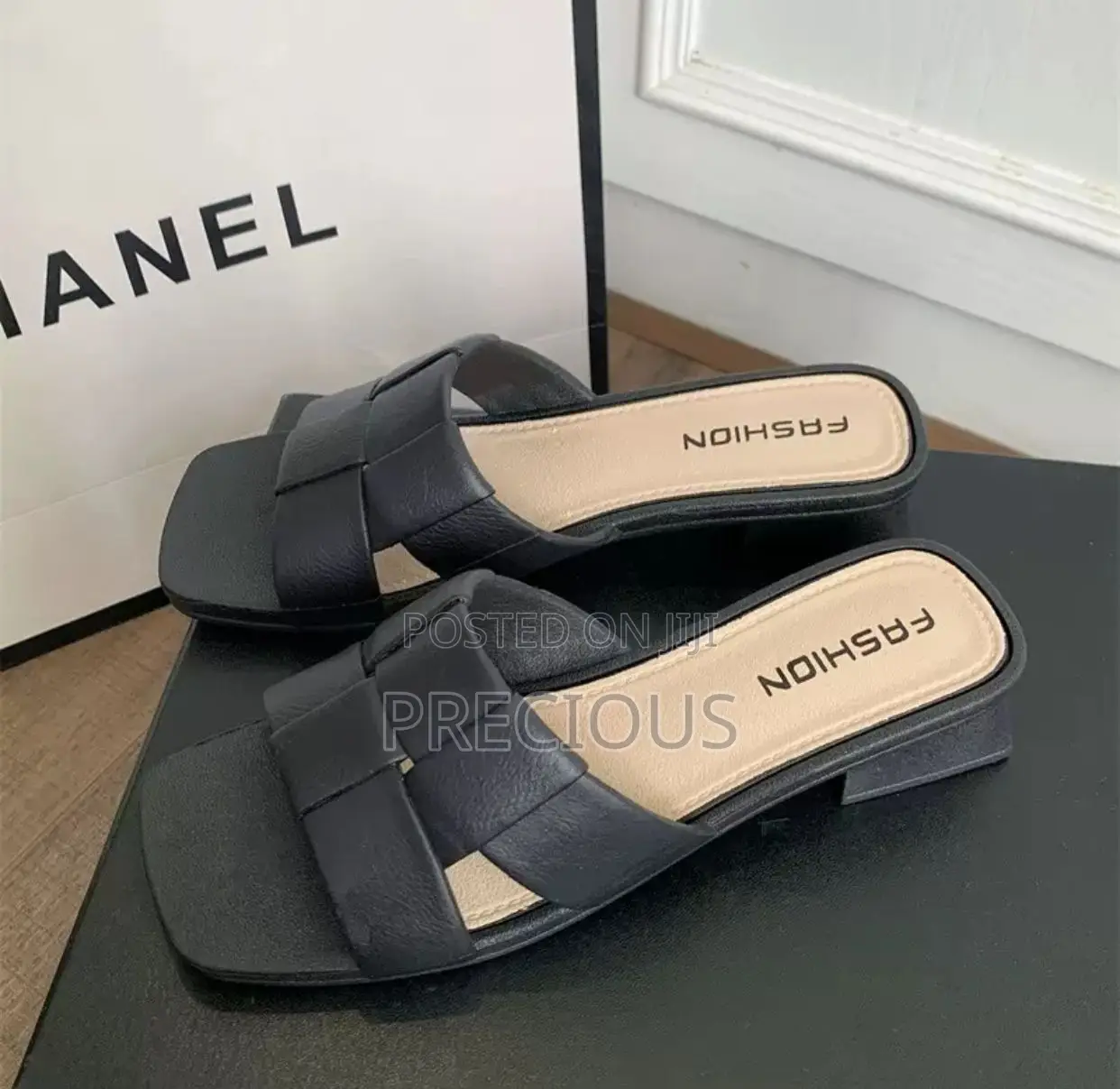 Low Heel Slippers
