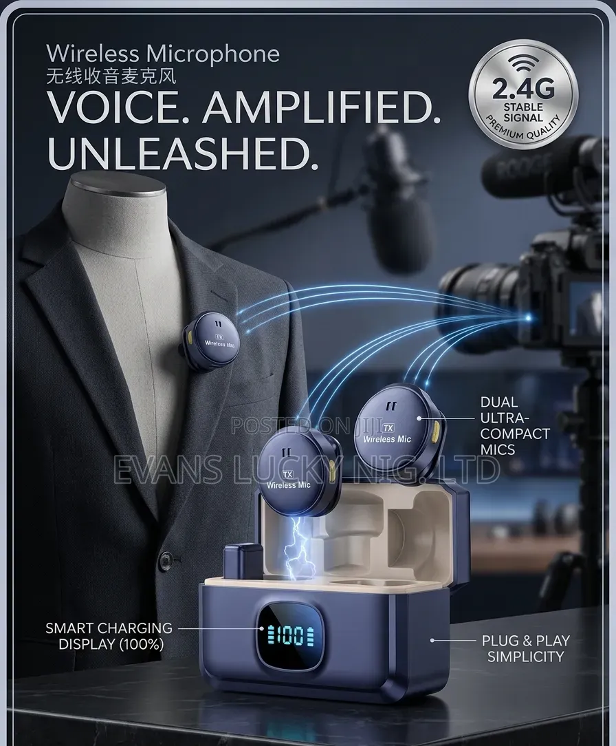 Magnetic Wireless Microphone