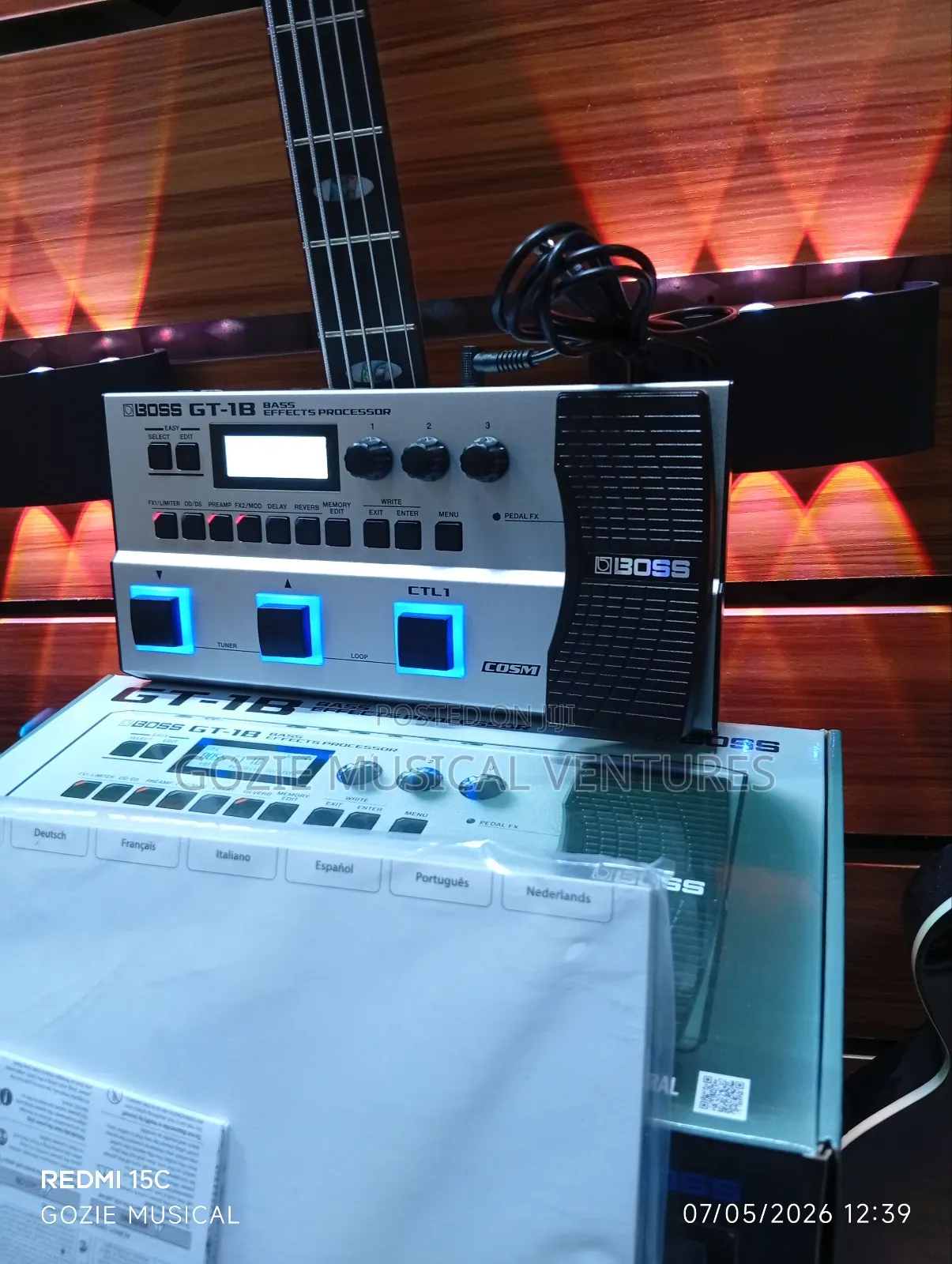 Boss Gt-1b Bass Guitar Effect Processor
