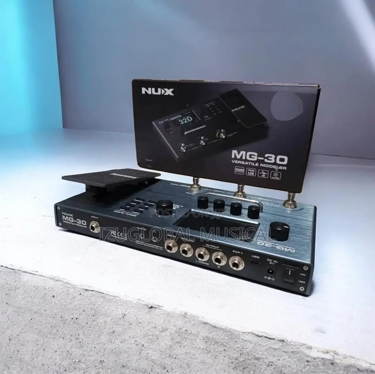Nux Mg-30 Versatile Modeler Guitar Multi-Effects Pedal