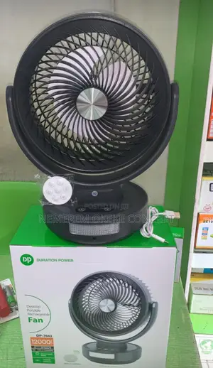 Desktop Portable Rechargeable Fan