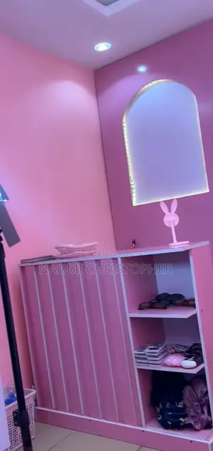 Neatly Used!! Reception Set Up Background Light for Cosmetic Stores