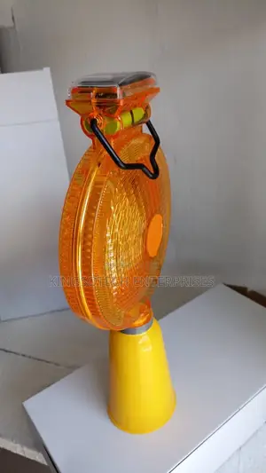 Solar Warning Traffic Cone Light