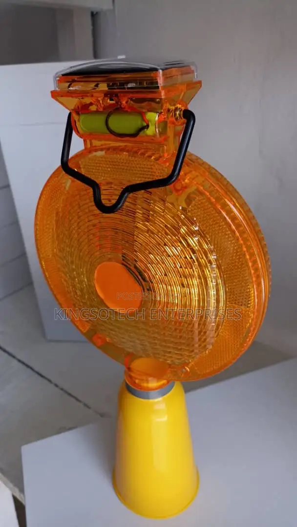 Solar Warning Traffic Cone Light