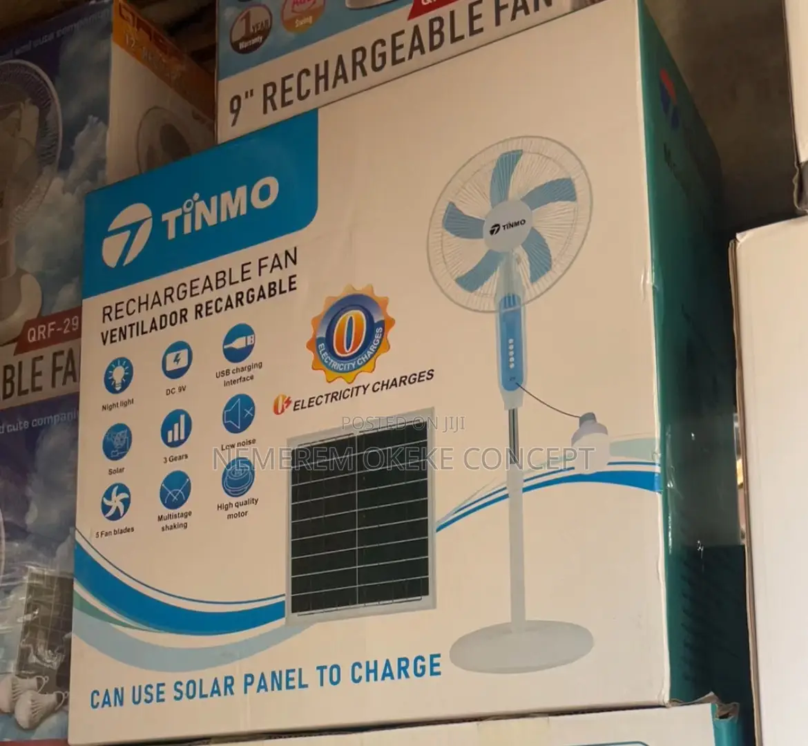 Tinmo Rechargeable Fan