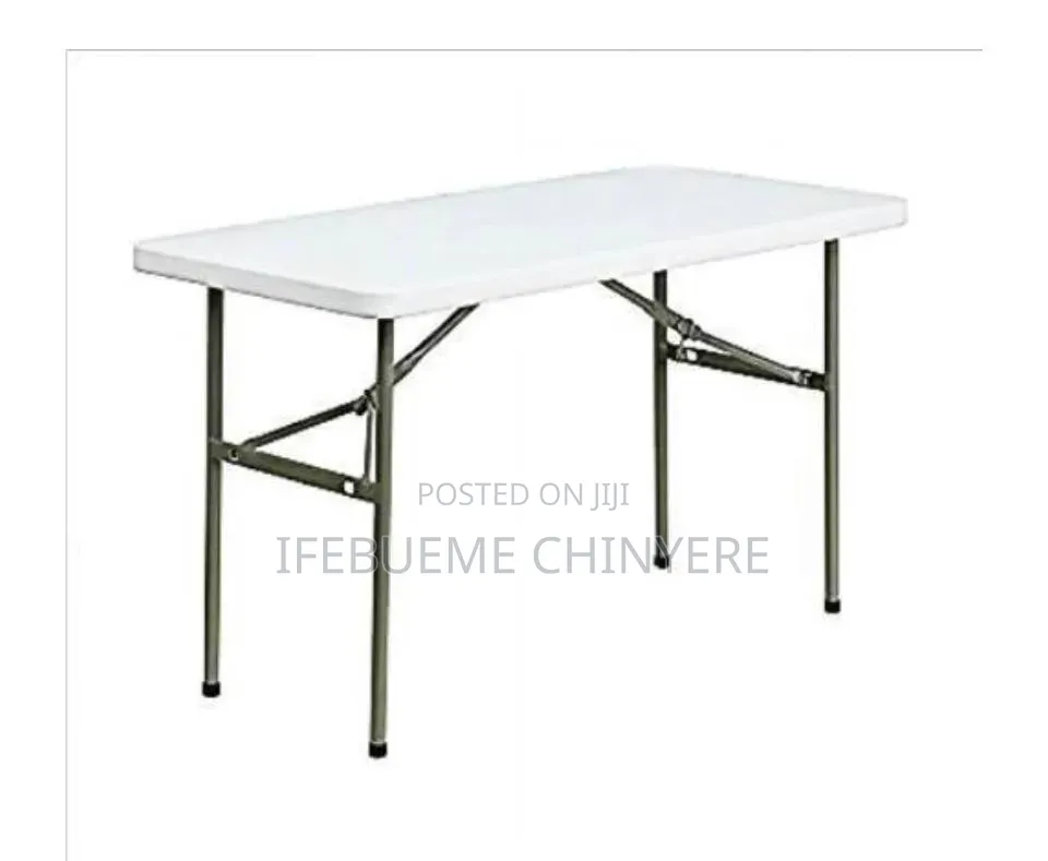 4ft White Rectangular Table For School