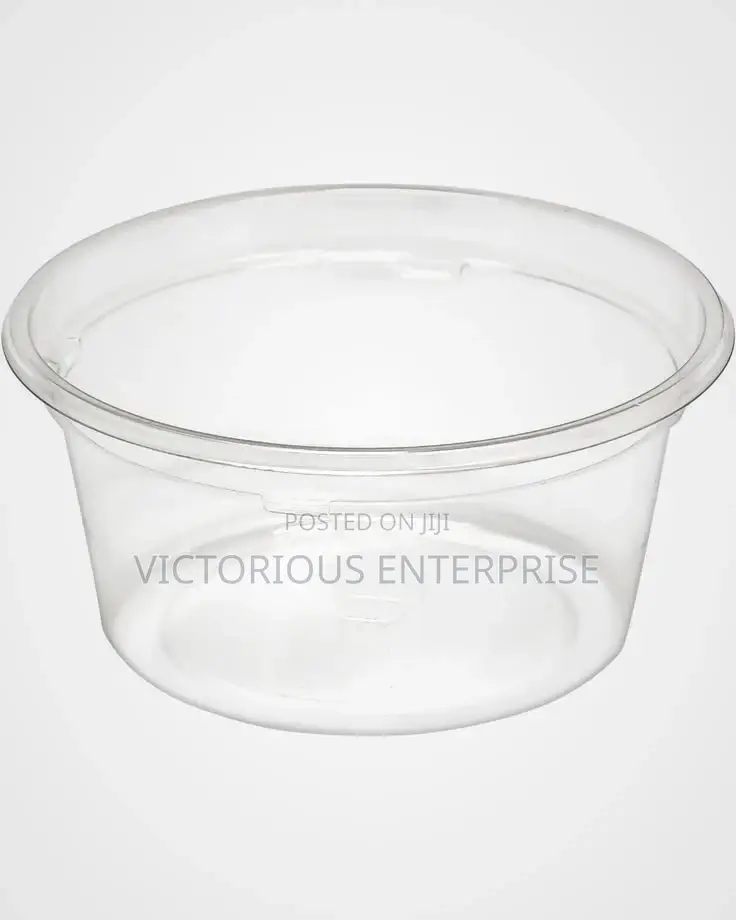 Premium Clear Plastic Bowl – For Hot Cold Food Packaging